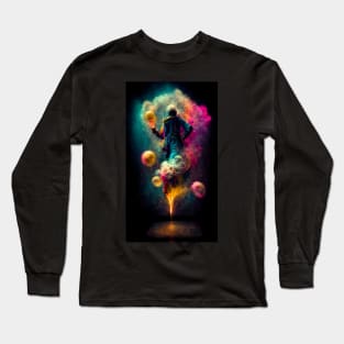 Appearing person magic trick Long Sleeve T-Shirt